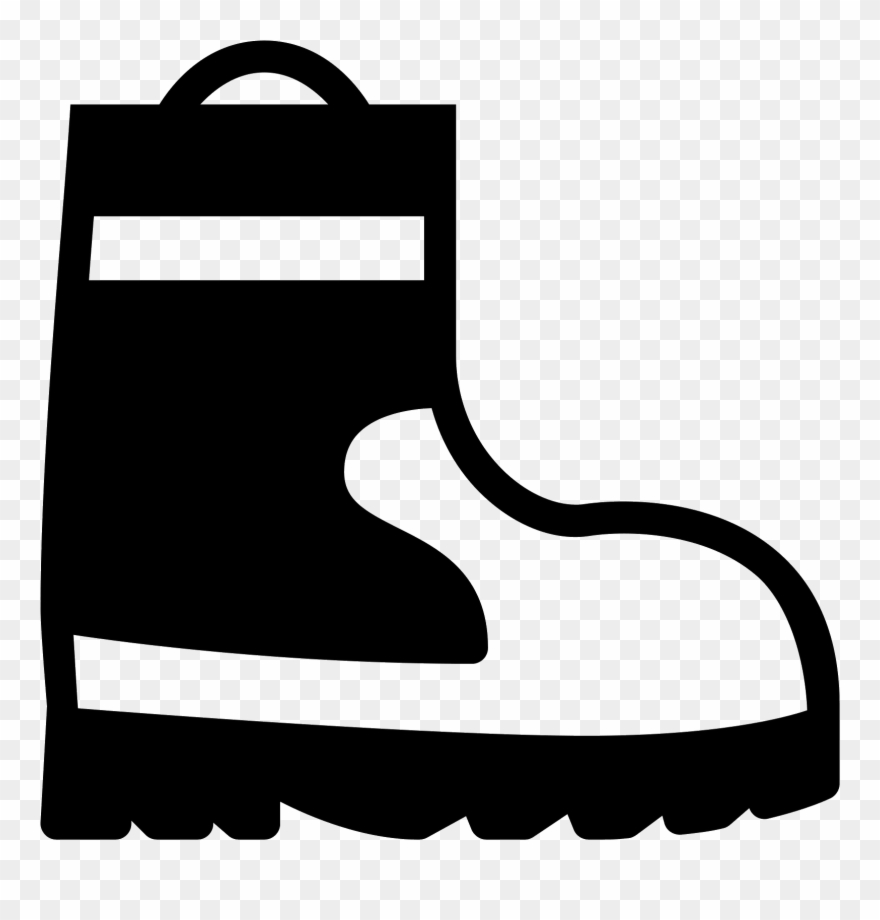 Fireman Clipart Boot - Icon - Png Download