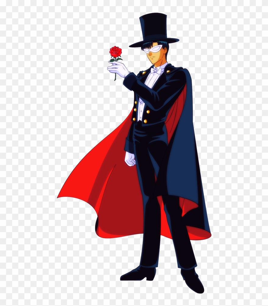 Tuxedo Mask - Tuxedo Man Sailor Moon Clipart