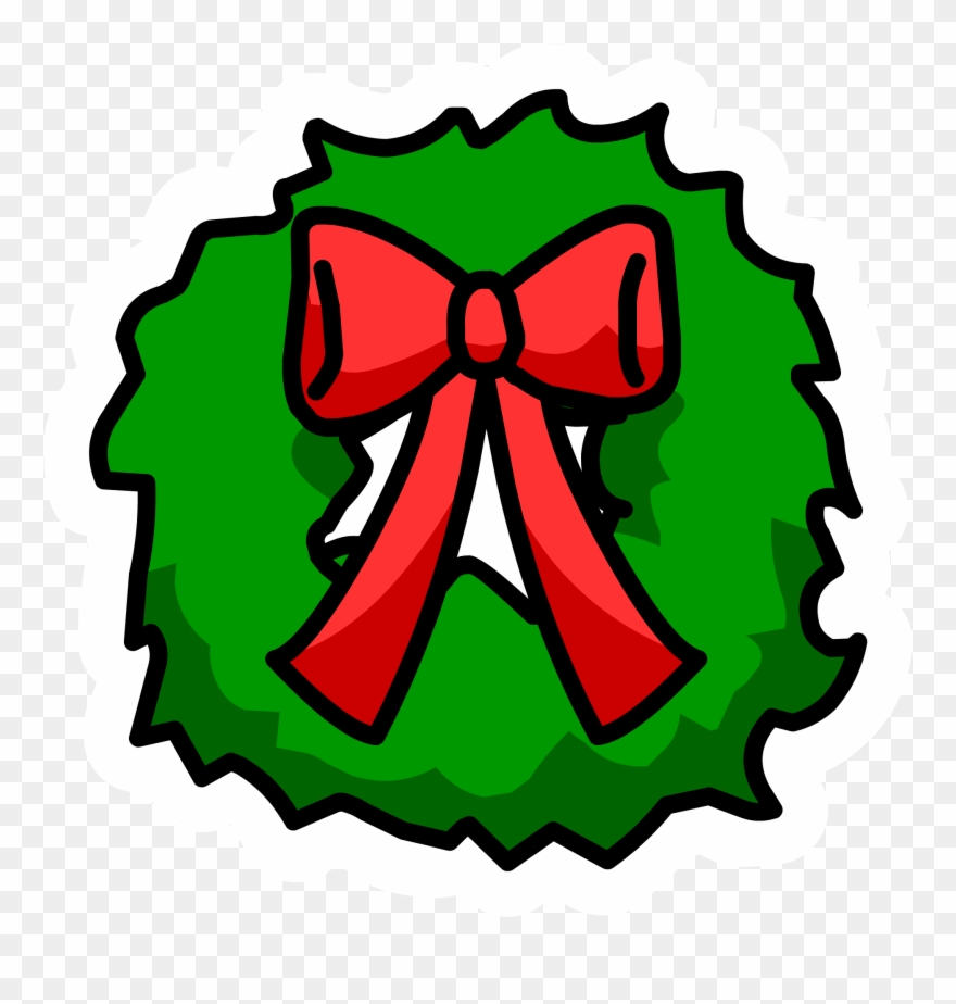 Image Wreath Png Club Penguin Wiki Fandom - Club Penguin Wreath Pin Clipart