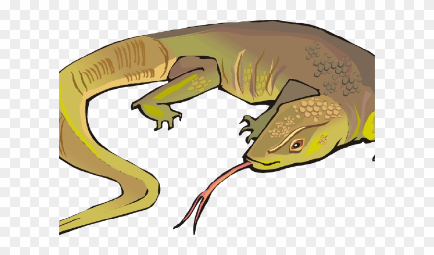 Monitor Lizard Clipart Pathfinder - Komodo Dragon Clip Art - Png Download