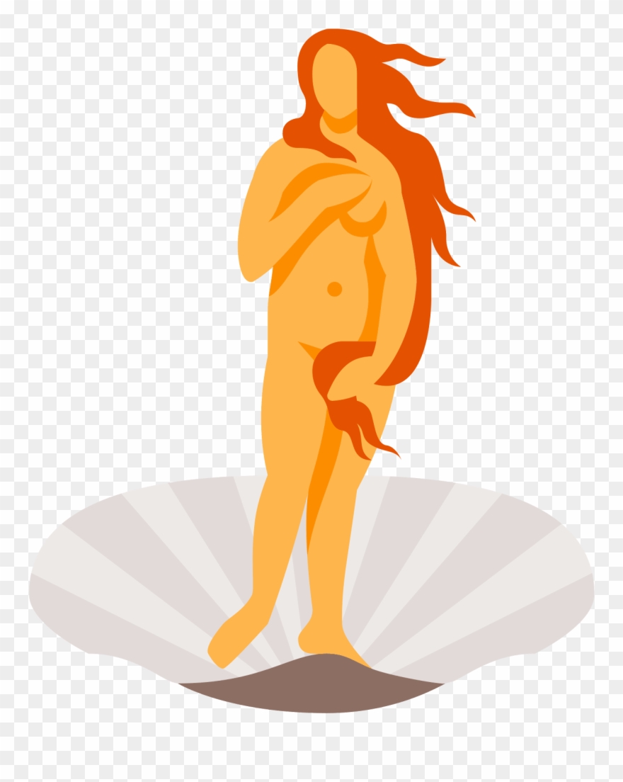 The Birth Of Venus Icon - Birth Of Venus Png Clipart