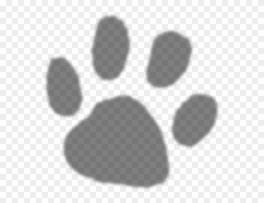 Faded Paw Print Clipart