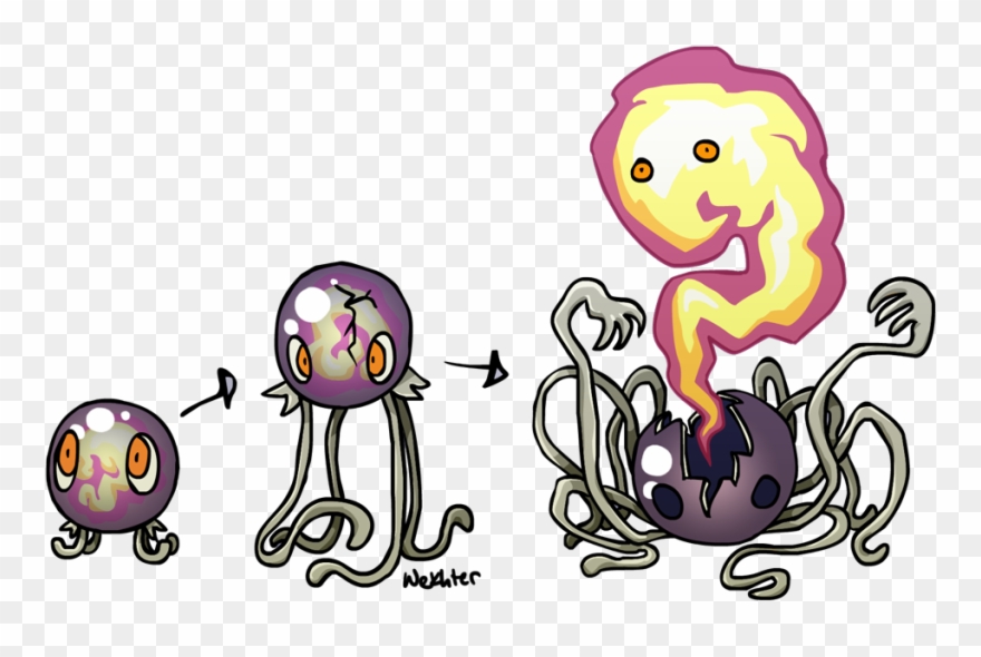 Ghost/psychic Crystull > Crosept > Craghoul Crystull - Psychic Clipart