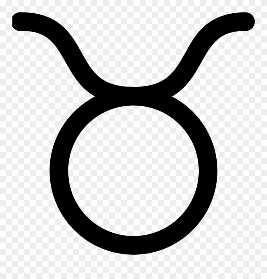 This Symbol Is A Circle - Taurus Png Clipart