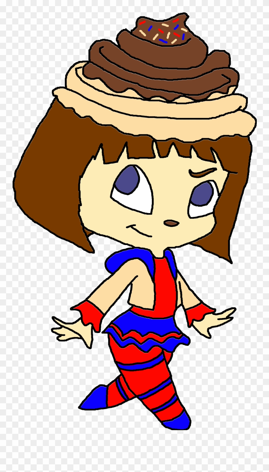 Rocket Popsicle Candlehead - Cartoon Clipart