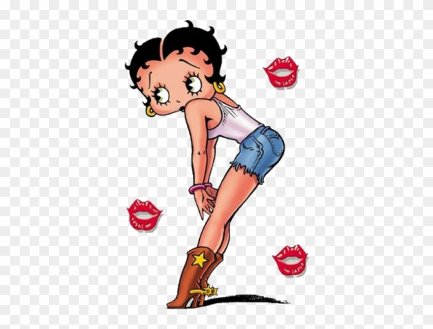 Betty Boop Valentine Day Pictures Betty Boop Clip Art - Betty Boop Lips Clipart - Png Download