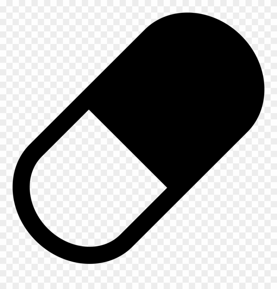 Pill Svg Png Icon Free Download Onlinewebfonts - Eraser Icon Png Clipart