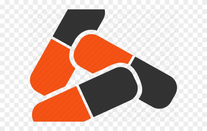 Medicine Tablet Black And White Vector Clipart