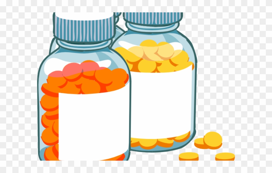 Pill Bottle Clipart - Medicine Log And Journal: Log Your Medicines - Png Download