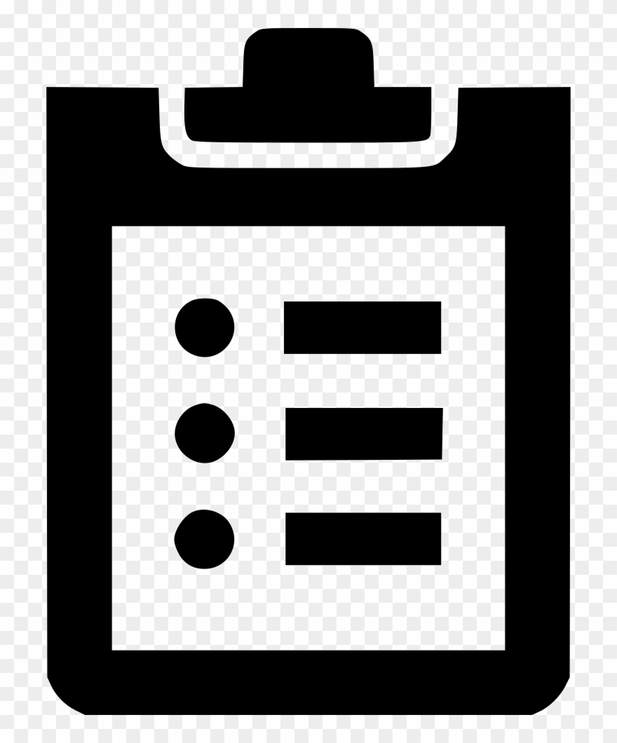 Clipboard List Comments - Icon - Png Download