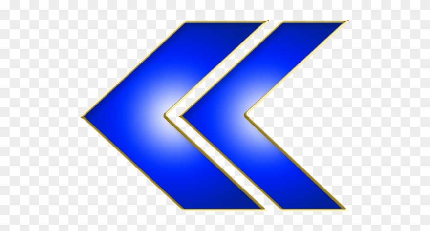 File Double Arrow Blue Left Png Wikimedia Commons Right - Majorelle Blue Clipart