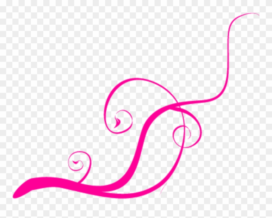 Design Elements, Swirls, Logo Design, Elements Of Design - Pink Swirl Borders Transparent Clipart