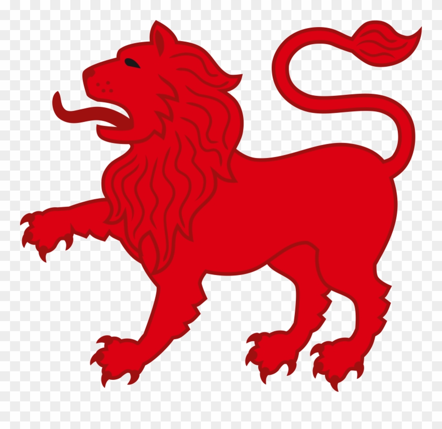 The Red Lion Computer Icons Coat Of Arms Of Tasmania - Red Lion Clipart - Png Download