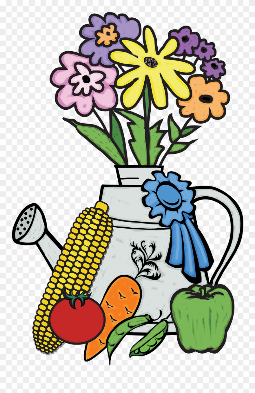 Enter Your Canned Goods And Honey Too - Cartoon Flower Show Clipart
