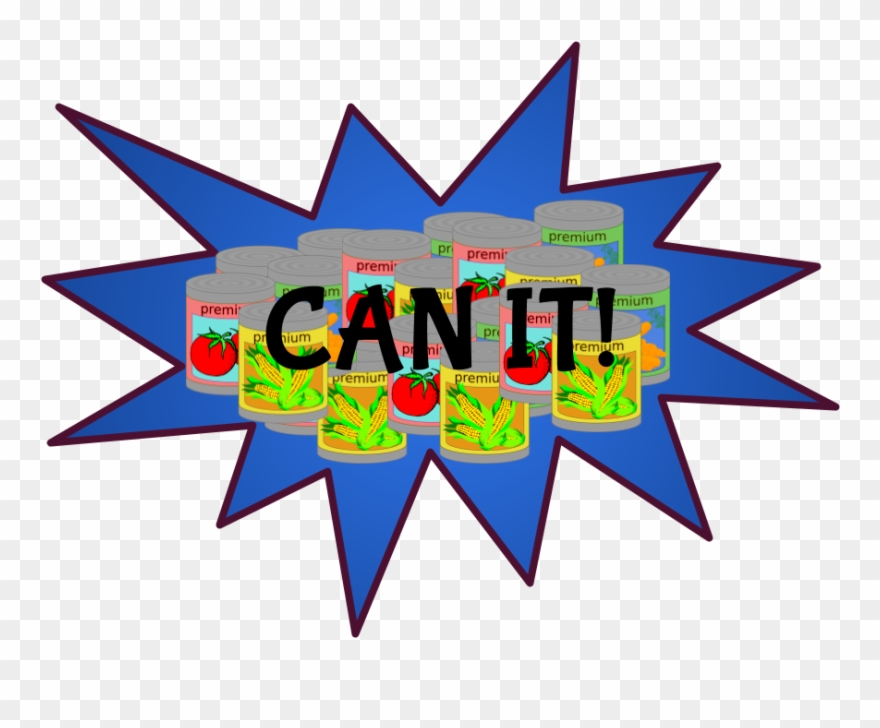 Premium Canned Goods - X Bomb Clipart