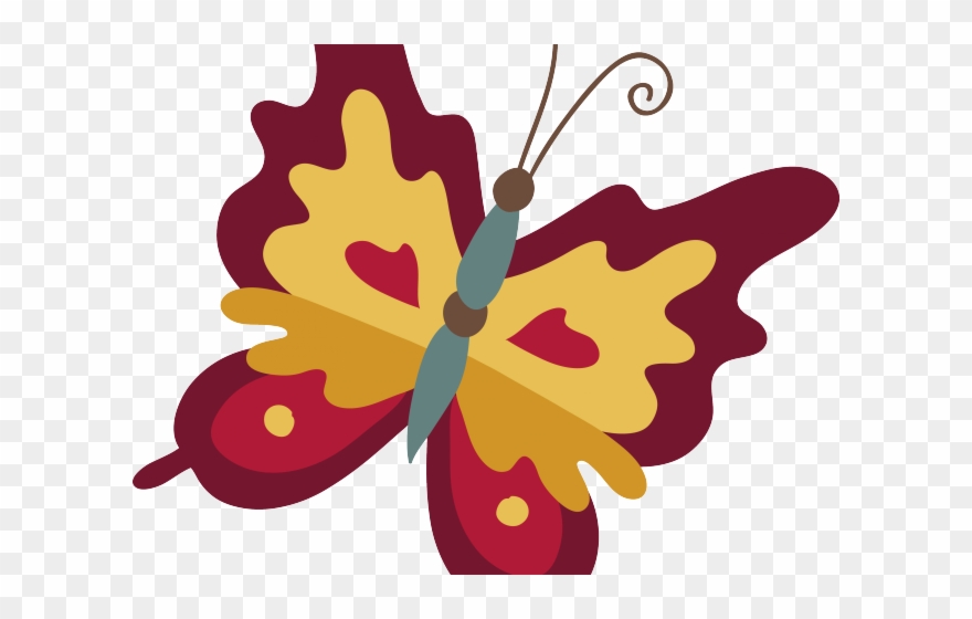 Monarch Butterfly Clipart Group Butterfly - Butterfly Vector Png Transparent Png