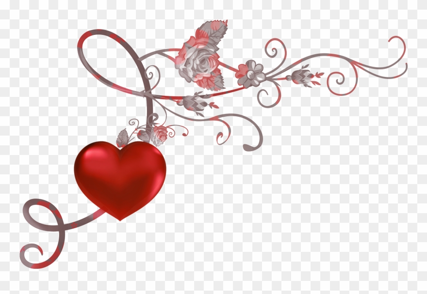 Bordure Coeur Clipart - Png Download