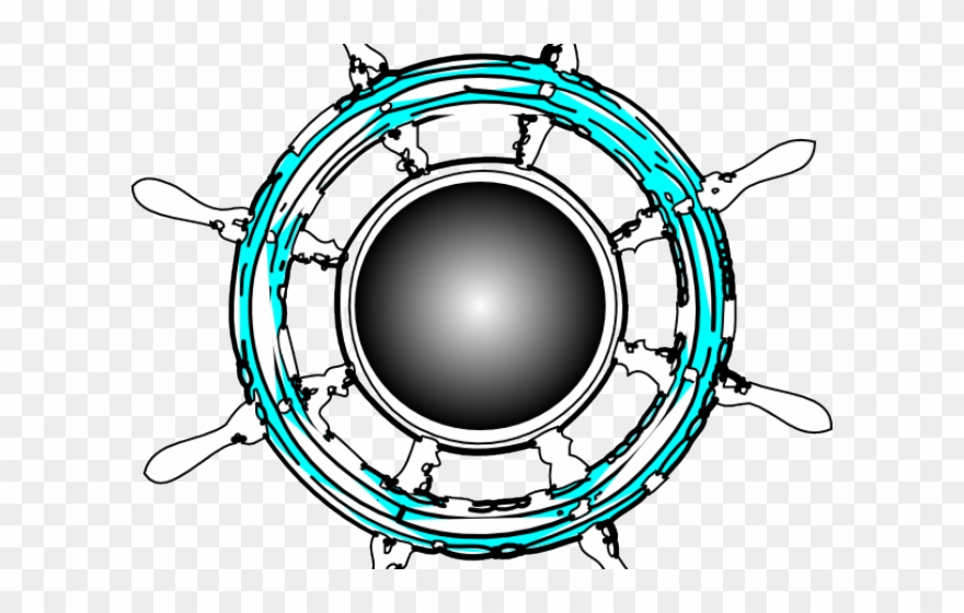 Ships Wheel Clipart - Monitor Alesis - Png Download