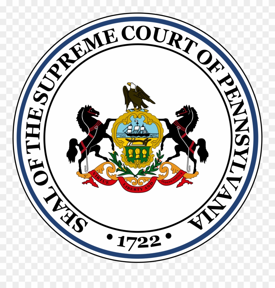 Criminal Clipart Justice Supreme Court - Seal Of The Supreme Court Of Pennsylvania - Png Download