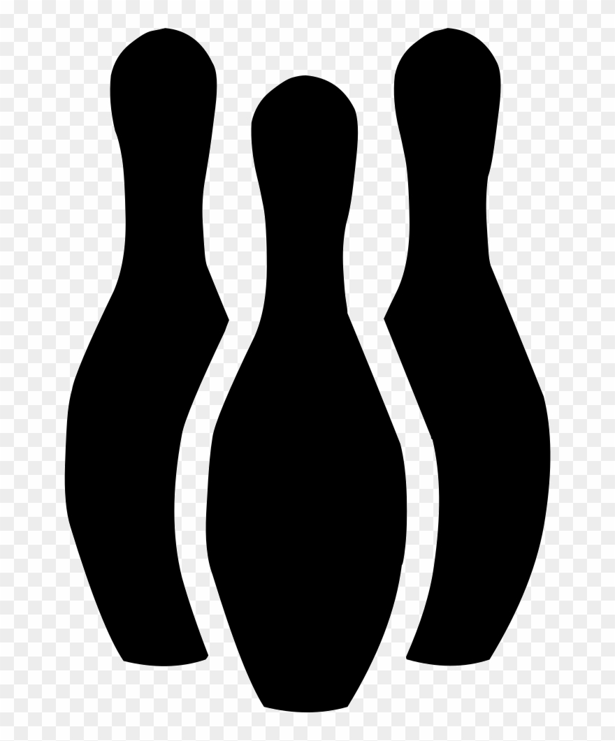 Clip Art Freeuse Download Pin Silhouette At Getdrawings - Bowling Pin Silhouette Png Transparent Png