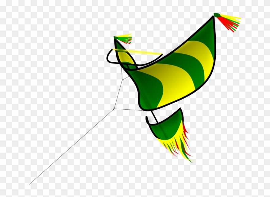 Kite Clipart Traditional - Clip Art - Png Download