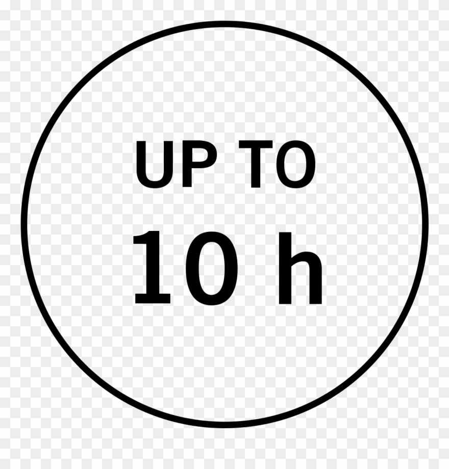 10 H Battery Operation - Circle Clipart