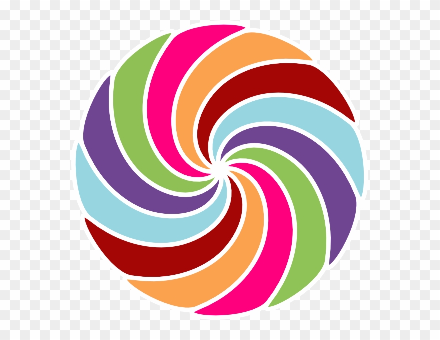 Pinwheel Multi Colored Svg Clip Arts 594 X 599 Px - Png Download
