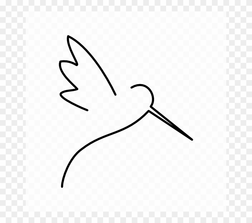 Minimals Carpe Diem Hummingbirds - Drawing Clipart