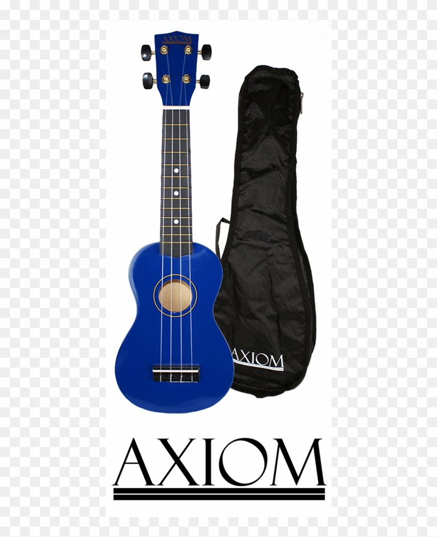 Axiom Spectrum Soprano Beginner Ukulele Blue With Bag - Spectrum Soprano Ukulele - Blue - With Carry Bag Clipart