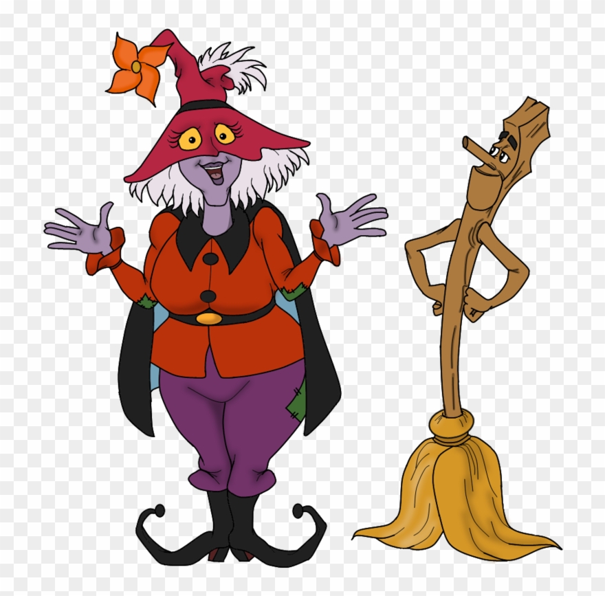 Madam Razz And Broom By Cosmicfalcon 70-d36lt5s - Witch From She Ra Clipart