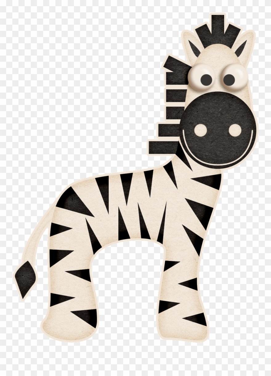 Say Hello - Zebra Clipart