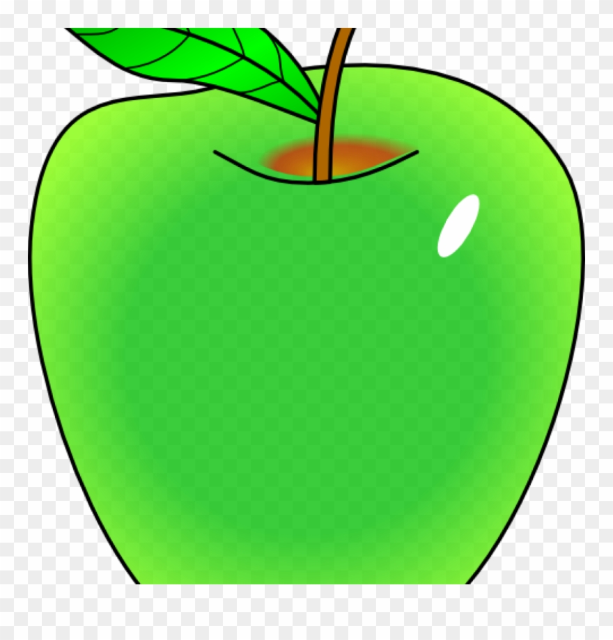 Green Apple Clipart Green Apple Clipart Clipart Panda - تفاح أخضر كليب ارت - Png Download
