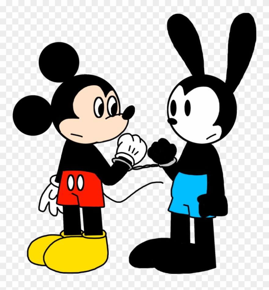 Handcuff Clipart Thing - Marcospower1996 Mickey And Oswald - Png Download