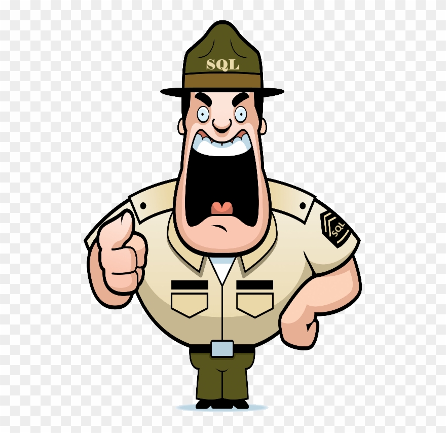 Drill Sergeant Cartoon Clipart