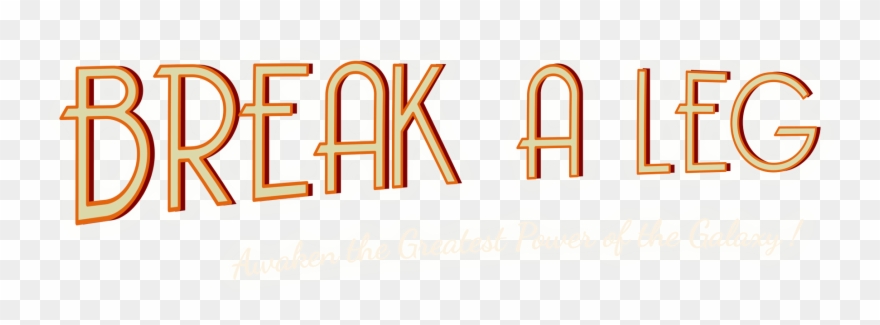 Logo & Icon - Break A Leg Clipart