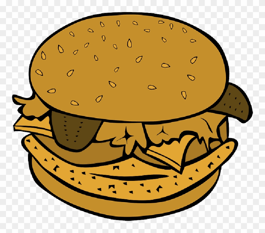 Cartoon The Best In Image Emoticon Battle - Hamburger Clip Art - Png Download