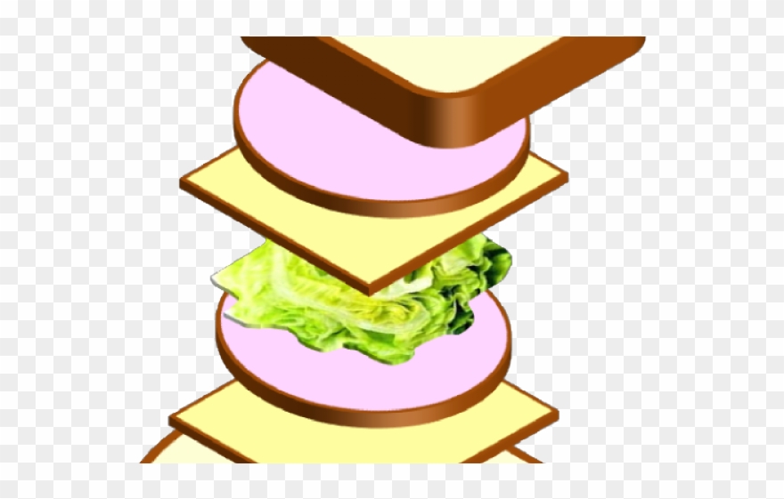 Sandwich Clipart Cheeseburger - Clip Art - Png Download