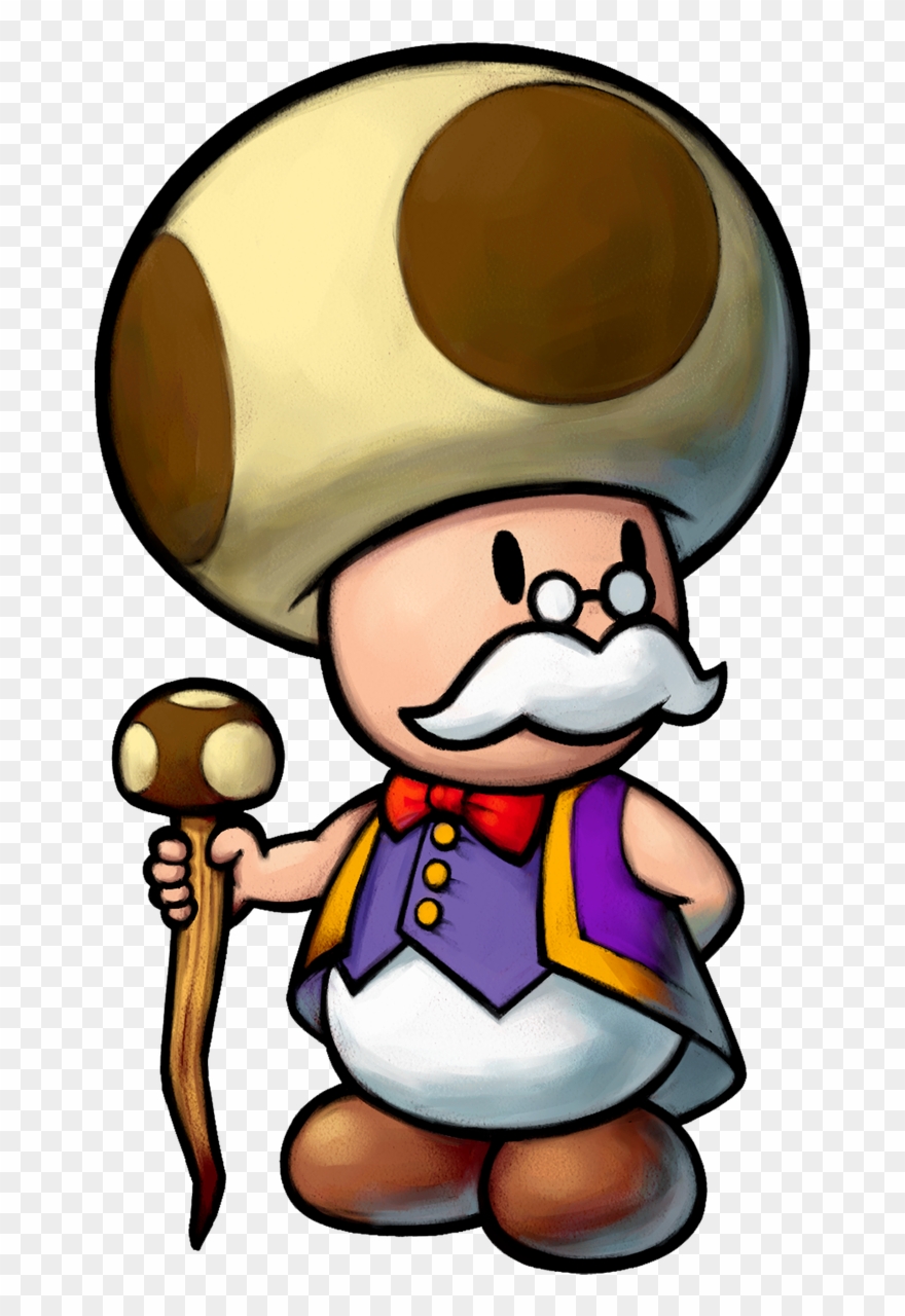 Festive Fawful On Twitter - Toadsworth Mario And Luigi Clipart