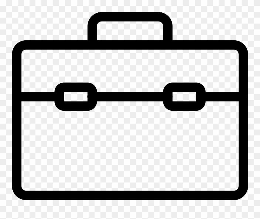 It's An Image Of A Toolbox - Toolbox Clipart Black And White - Png Download