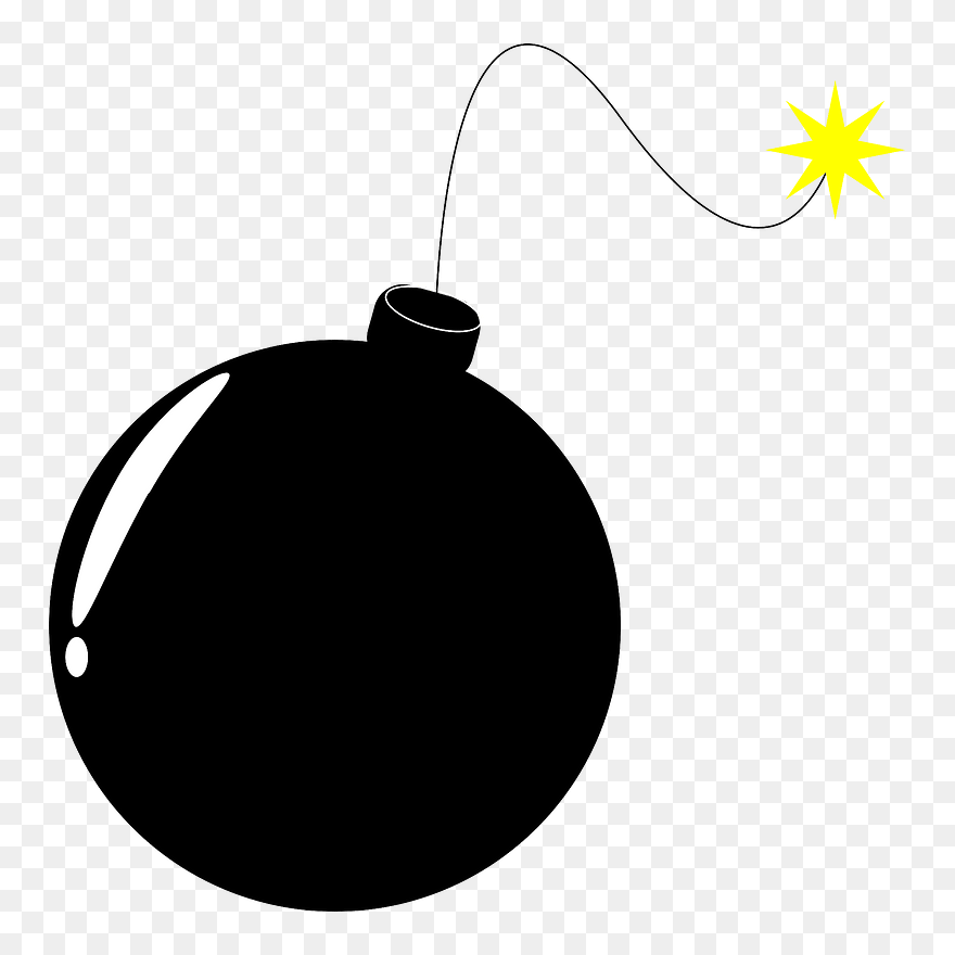Bomb, Explosive, Detonation, Fuze, Fuse, Explosion - Bomb Clipart Transparent - Png Download