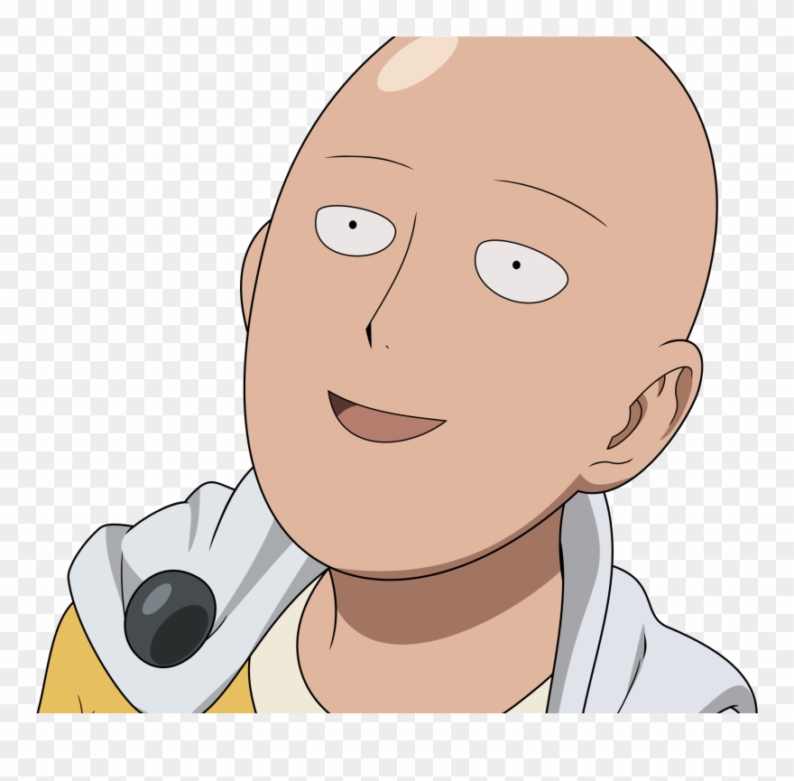 One Punch Man Clipart Japanese - One Punch Man Smiling - Png Download