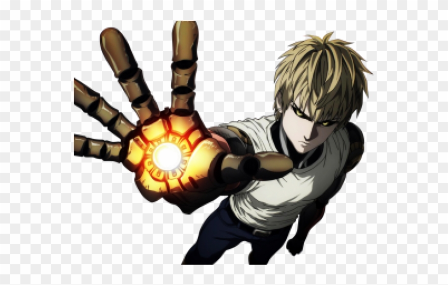 One Punch Man Clipart Figure - Genos One Punch Man Render - Png Download