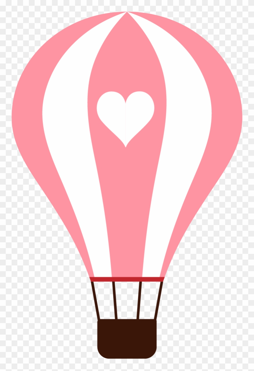 Balloon Vector - Balão De Ar Quente Rosa Png Clipart