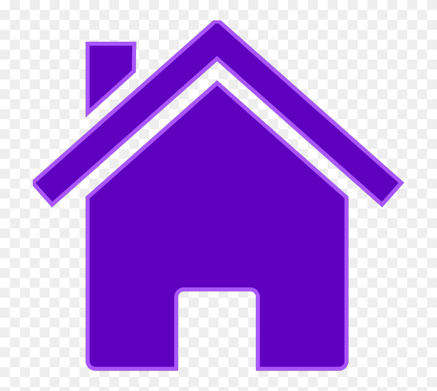 Blue House Clip Art - Png Download