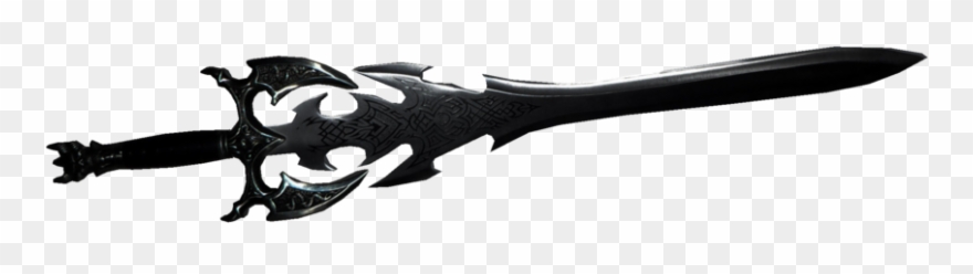 Sword Clipart Long Sword - Black Talwar - Png Download