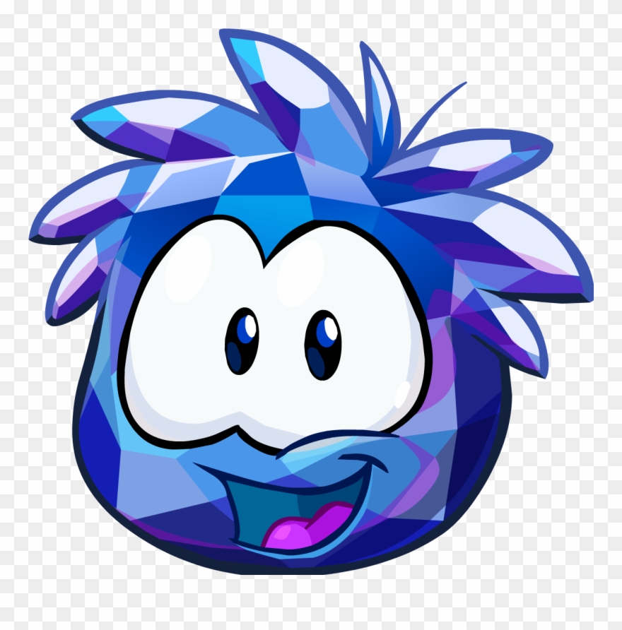 Blue Crystal Puffle - Club Penguin Puffles Clipart