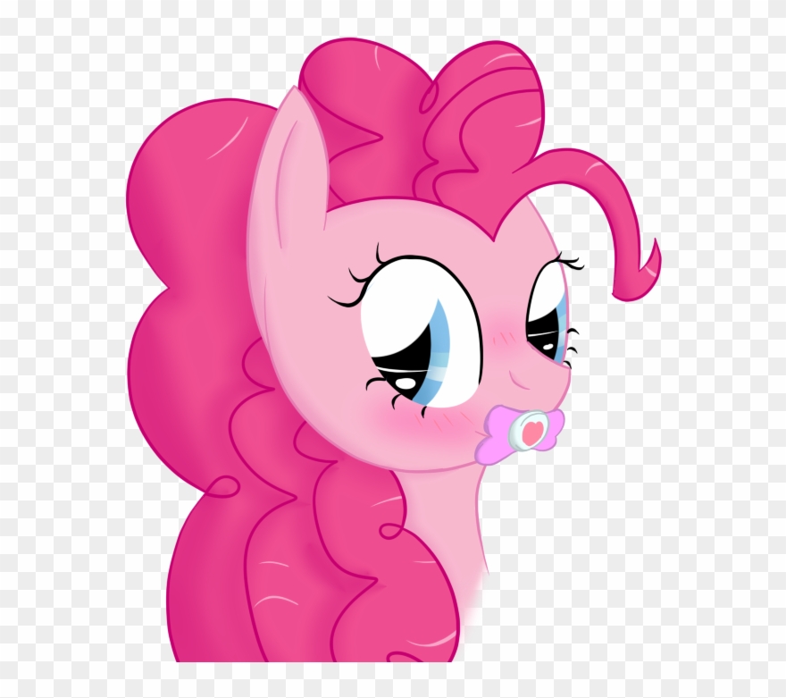 Ricktin, Blushing, Pacifier, Pinkie Pie, Safe - Cartoon Clipart