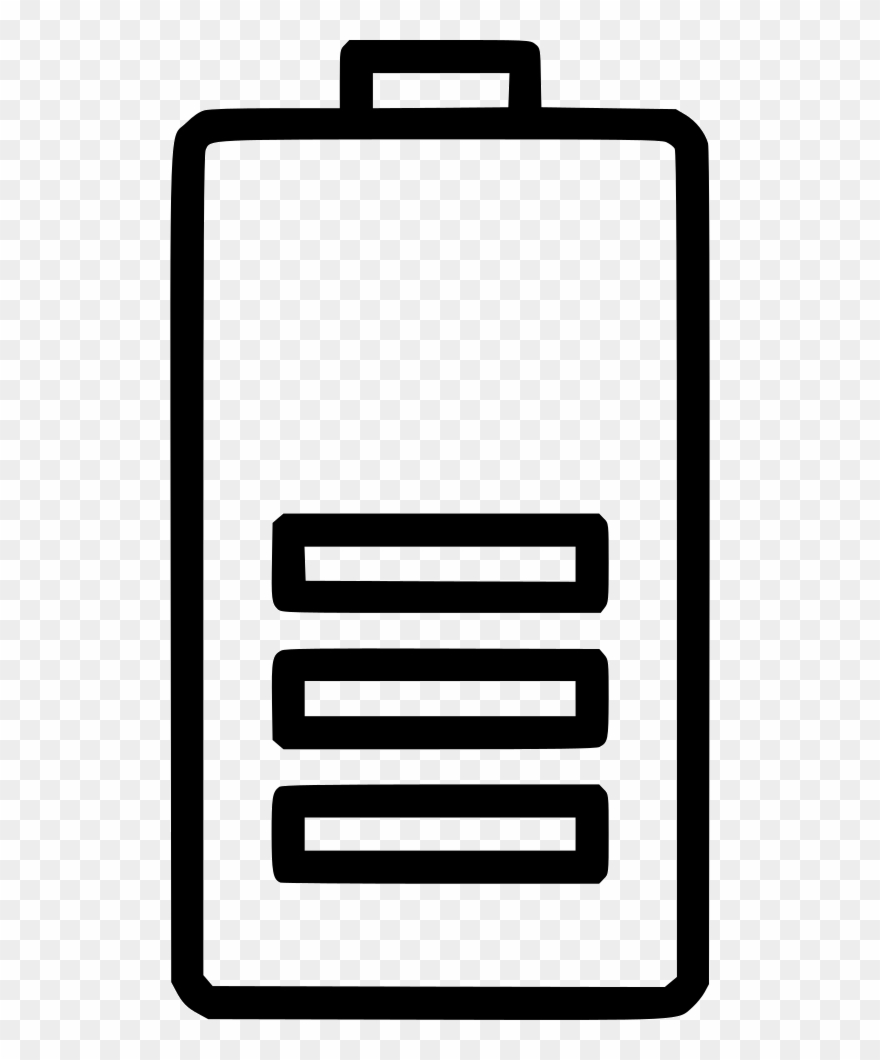 Battery Half Energy Electric Electricity Comments - Electric Battery Clipart