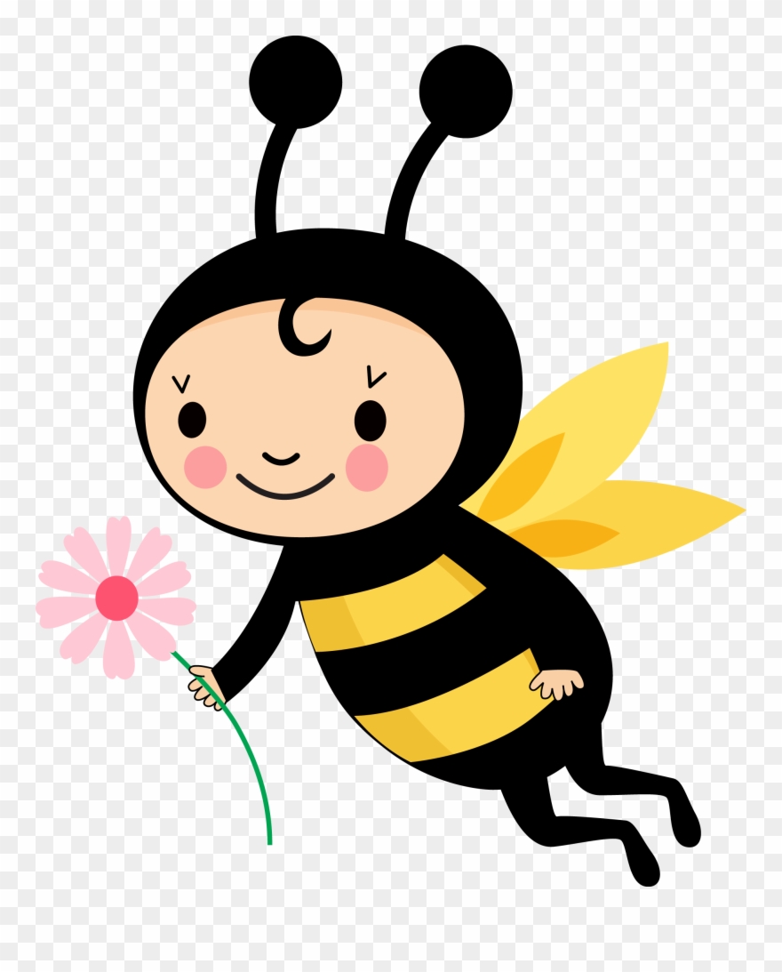 Clipart Bee Mason Bee - Imagens De Abelhinha Em Png Transparent Png