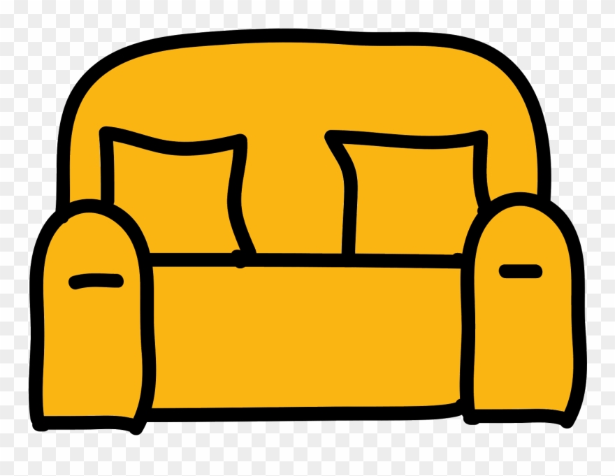 It Is An Icon Of A Sofa Clipart